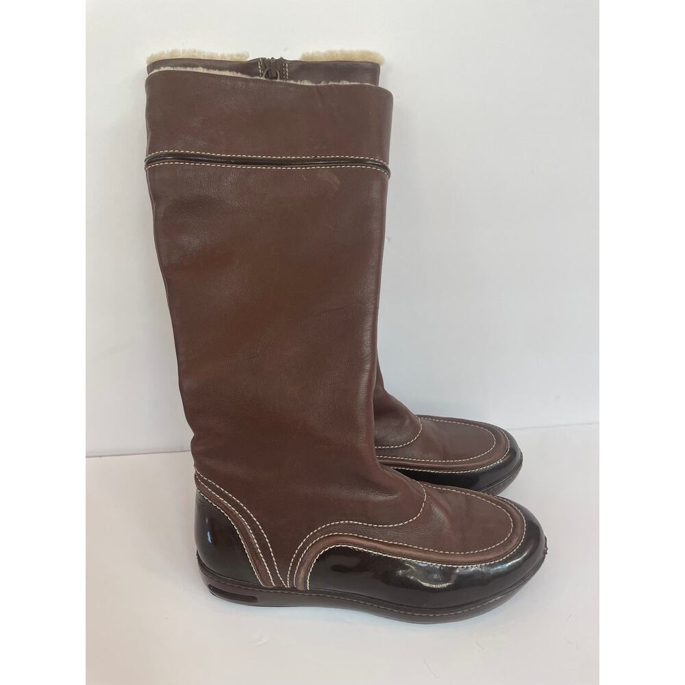 Cole Haan Nike Air Waterproof Boot Brown Size‎ 6.5, Lined